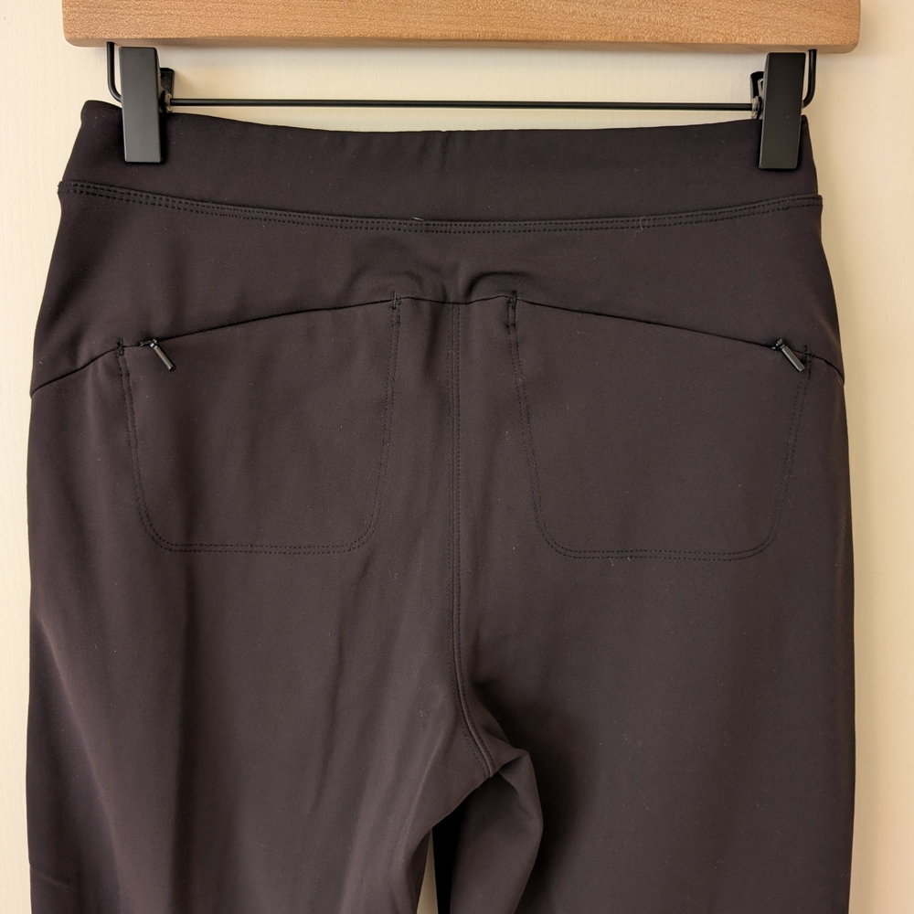 Athleta Womens 2 Black Athletic Pants Activewear Athleisure Sportswear Workout - Picture 6 of 8